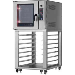 "Turbo Air RBCO-N1U Radiance Single Full Size Electric Commercial Convection Oven - 8kW, 220v/3ph, (5) 18""x 26"" Pan Capacity, Stainless Steel"