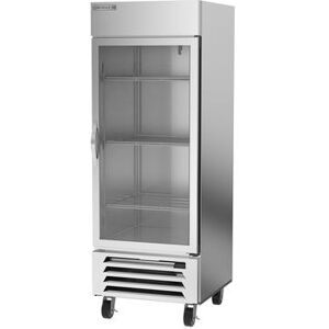 "Beverage Air HBF27HC-1-G 30"" 1 Section Reach In Freezer, (1) Glass Door, 115v, 3 Shelves, Horizon Series, Silver"