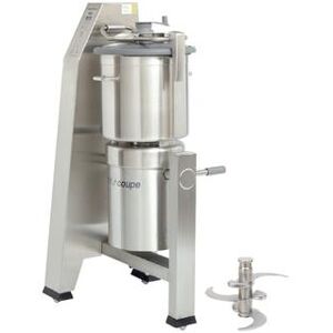 Robot Coupe R23T Vertical Cutter Commercial Mixer w/ 24 qt Stainless Tilt Cutter Bowl & 2 Speeds, Stainless Steel