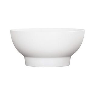 Cal-Mil 22485-10-15 105 oz Round Melamine Serving Bowl, White