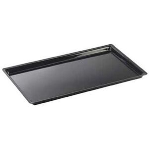 "Cal-Mil 325-13-13 Rectangular Display Tray - 13""L x 18""W, Acrylic, Black"