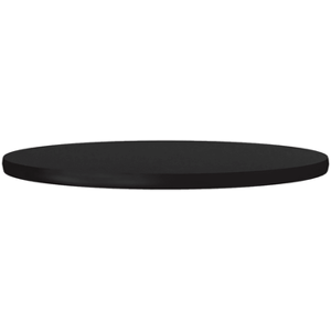 "Correll CT30R-07-09 30"" Round Cafe Breakroom Table Top, 1 1/4"" High Pressure, Black Granite, 1.25 in"