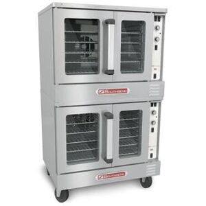 Southbend SLGS/22SC SilverStar Double Full Size Natural Gas Commercial Convection Oven - 144, 000 BTU, Solid State Controls, Stainless Steel, Gas Type: NG