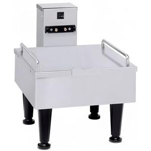 "Bunn 27825.0000 Soft Heat Stand for Satellite Coffee Server, Stainless Finish, 4"" Legs, 120V, Silver"