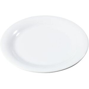 "Carlisle 3300602 7 1/4"" Round Melamine Salad Plate, White"