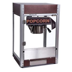 Paragon 1104810 Cineplex Popcorn Machine w/ 4 oz Kettle & Copper Finish, 120v, Stainless Steel