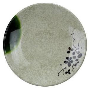 "Yanco HO-1707 7 1/2"" Round Melamine Plate, Beige"