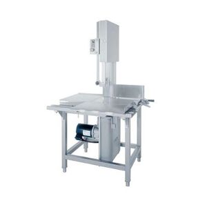 "Hobart 6614-1 Meat Saw - 14"" Pulleys, 3500 fpm, Direct Gear, Vertical Blade, 200-230v/3ph, 3 HP Motor, Stainless Steel"