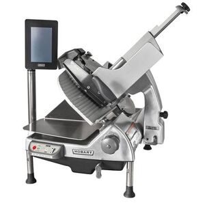 "Hobart HS7-1PS CleanCut Automatic Meat & Cheese Commercial Slicer w/ 13"" Blade, Belt Driven, Aluminum, 1/2 hp, 120 V"