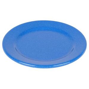 "Elite Global Solutions D775PL-BC 7 3/4"" Round Melamine Salad Plate, Blue Speckle, 6/Case"