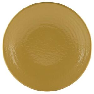 "Elite Global Solutions D814RR-OO Pebble Creek 8 1/4"" Round Melamine Salad Plate, Olive Oil, Yellow"