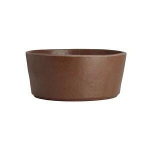 Steelite 7180TM518 17 1/2 oz Round Melamine Bowl, Redwood, Brown