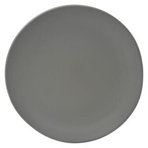 "10 Strawberry Street RPPLE-GREYCHRGR 12 3/4"" Round Matte Wave Charger Plate - Ceramic, Gray"