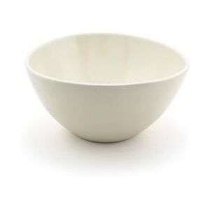 "Front of the House DBO154BEP21 42 oz Oval Kiln Bowl - 7 1/4"" x 7 1/2"", Porcelain, Vanilla Bean, White"