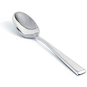 "Front of the House FDS006MSS23 8 1/2"" Dinner Spoon with 18/10 Stainless Grade - Parker Pattern, Mirrored, Silver"