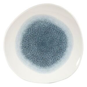 "Churchill RKTBOG111 11 1/4"" Round Raku Plate - Ceramic, Topaz Blue"