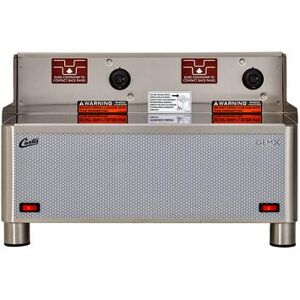 Curtis GEM5XTIFT Gemini Twin Satellite Coffee Warmer Stand - Stainless, 120v, For Gemini Satellites, Stainless Steel