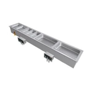 Hatco HWBI-S4DA Drop-In Hot Food Well w/ (4) Full Size Pan Capacity, 240v/1ph, Stainless Steel