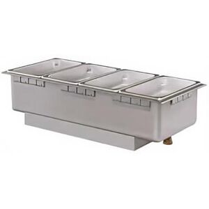 Hatco HWBL-43 Drop-In Hot Food Well w/ (4) 1/3 Size Pan Capacity, 120v, Stainless Steel