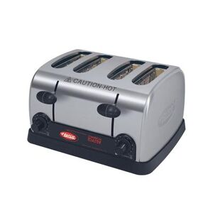 "Hatco TPT-120-QS Slot Toaster - 220 Slices/hr w/ 1 1/4"" Product Opening, 120v, Four Slots, Stainless Steel"
