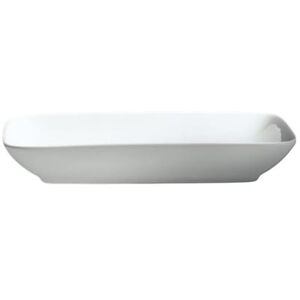 "Cameo China 711-93 Rectangular Plate - 9 1/4"" x 5 1/4"", Ceramic, White"