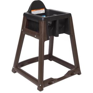 "Koala Kare KB966-02 Kidsitter 27"" Plastic High Chair/Infant Seat Cradle w/ Waist Strap, Brown/Black"