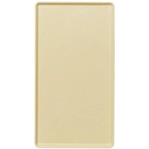 "Cambro 1219D536 Rectangular Dietary Tray - For Patient Feeding, 12"" x 19"", Lemon Chiffon, Fiberglass, Yellow"