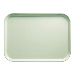 "Cambro 1318429 Fiberglass Camtray Cafeteria Tray - 17 3/4""L x 12 3/5"" W, Key Lime, Green"