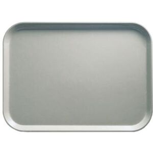 "Cambro 16225199 Fiberglass Camtray Cafeteria Tray - 22 1/2""L x 16 1/2""W, Taupe, Gray"