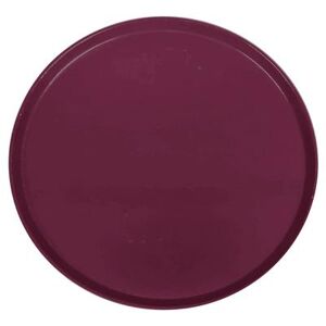 "Cambro 1950522 19 1/2"" Round Serving Camtray - Low-Profile, Fiberglass, Burgundy Wine, Red"