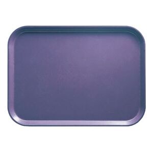 "Cambro 46551 Fiberglass Camtray Cafeteria Tray - 6""L x 4 1/4""W, Grape, Purple"
