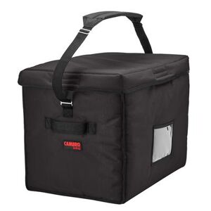 "Cambro GBD211517110 GoBag Stadium Food Delivery Bag - 21"" x 15"" x 17"", Nylon, Black"