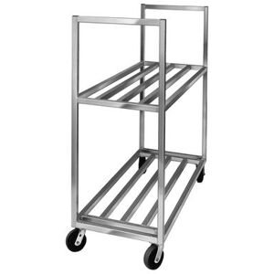 "Channel BBT-5420-2 Box Transport Truck w/ (2) Shelves - 54""W x 20""D x 67 1/2""H, Aluminum"