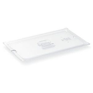 Vollrath 32400 1/4 Size Slotted Food Pan Cover - Clear