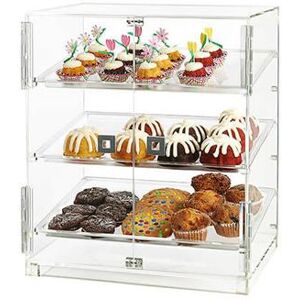 "Rosseto BD124 Bakery Cabinet w/ (2) Doors, 20 1/4"" x 15 1/2"" x 21 1/4"", Acrylic, Clear"