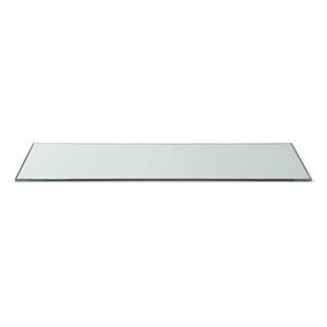 "Rosseto GTR20 Skycap Rectangular Glass Display Shelf/Tray - 33 1/2"" x 8"", Clear"