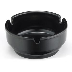 "Tablecraft 131B Ashtray, 3 1/4 x 1 1/4"", Black Phenolic"