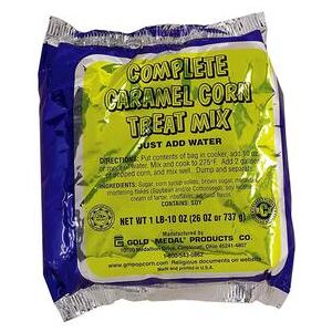 Gold Medal 2157 Caramel Corn Complete for 2 1/2 gal Mixers w/ (12) 29 oz Bags