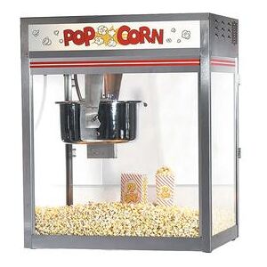 Gold Medal 2556 32 oz Discovery Popcorn Popper w/ Non-Reversible Dome, Front Counter, 120/208 240v/1ph, Stainless Steel