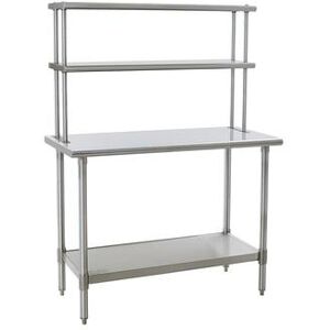 Eagle Group 411272 72"" Table-Mount Double Overshelf, Stainless, Stainless Steel"