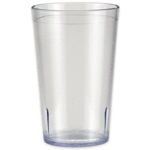 GET 6695-1-CL 9 1/2 oz Clear Textured Plastic Tumbler