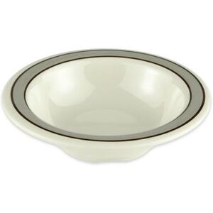 GET B-454-CA 4 1/2 oz Round Melamine Dinner Bowl, White, 4-3/4 in. dia. x 1-1/4 in. D