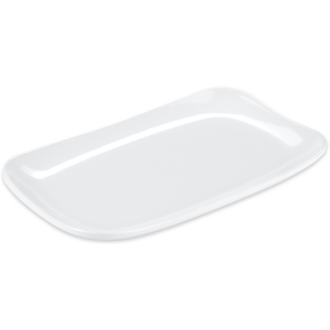 "GET CS-6104-W 9 3/4"" X 5 4/5"" Rectangular Siciliano Platter - Melamine, White"