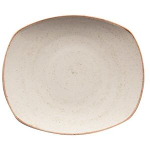 "GET PP1605722024 7 1/2"" Round Artisan Plate - Porcelain, Beige"