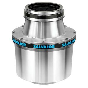 Salvajor 200-SA-ARSS Disposer Package, Sink/Trough Mount, Auto Reverse, 2 HP, 460v/3ph