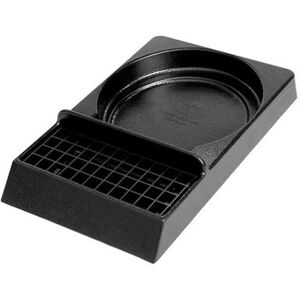 "Service Ideas APS1 Airpot Stand w/ Drip Tray for (1) Airpot - 12""W x 8""D x 2 1/4""H, Plastic, Black"