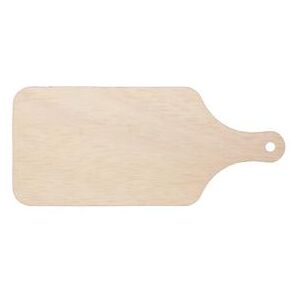 "VerTerra CB-RC-2X4 Rectangular Disposable Serving Board - 2"" x 4"", Balsa Wood, Disposable Balsa Wood, Beige"