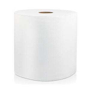 Solaris 46529 Livi 800' Hard Wound Paper Towel Roll - 1 ply, White