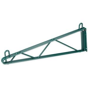 "StoreIt SI-SS-24SGL-GE 24"" Wire Wall-Mount Shelf Bracket, Epoxy Coated, Green"