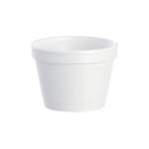 Dart 4J6 J Cup 4 oz Insulated Food Container - Foam, White